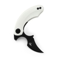 Нож Bestech Strelit сталь 14C28N, рукоять G10 белая (Витрин. образец.)