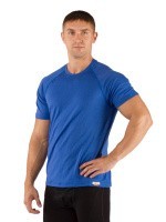 Футболка  мужская Quido/ кор. рукав/ шерсть 160/ синий