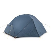Палатка Naturehike Mongar NH19M002-J 210T двухместная сверхлегкая, синяя Phantom Blue, 6975641882596