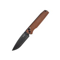 Нож складной SRM Terrier 258L-MN2 коричневый (Вскрытая, поврежденная упаковка.)