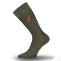 Термоноски Lasting LFSK 620 Cotton (Duck) Треккинг + Охота, зеленый с рисунком