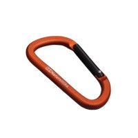 Карабин многофункциональный Naturehike NH15A001-H D-Type 8cm оранжевый