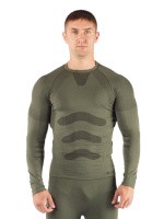 Футболка мужская Apol/ дл. рукав/ синтетика/ зеленый/ XXS-XS, Apol6262XXSXS