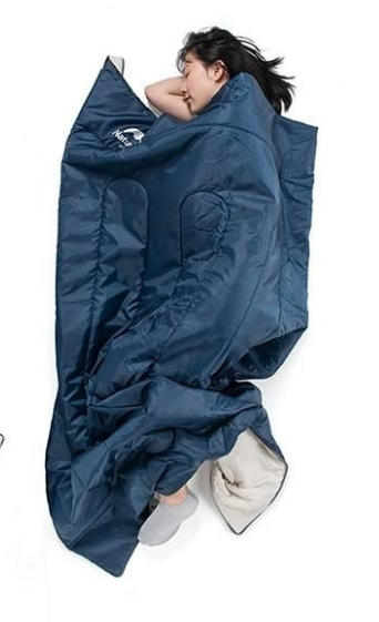 Мешок спальный Naturehike NH19S015-D  конверт цвет синий, 6927595737606