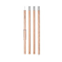 Стойка для тента Naturehike NH20PJ048 алюминиевый сплав 2.8 м, 4 секции, цвет дерево, 6927595782552