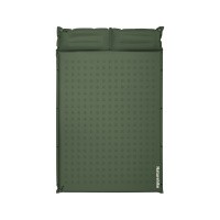 Коврик Naturehike CNK2550WS025 D Series 6см с подушкой R4.9 Double самонадувной туристический зеленый