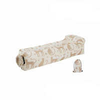 Диван Naturehike NH20FCD06 надувной с подушкой бежевый с котами