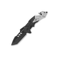 Нож складной Ganzo G629-GY черный/серый