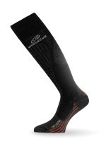 Носки Lasting SWH 906, wool+polyamide, серые с рисунком, размер S, SWH906-S