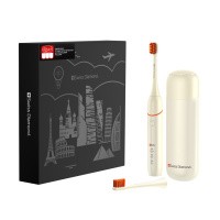 Звуковая зубная тревел-щетка Swiss Diamond SD-STB33802BG (3 режима, цвет бежевый)