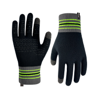 Водонепроницаемые перчатки Dexshell Ultra Thin Running Gloves черный/серый/зеленый S