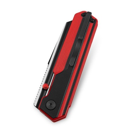 Нож Bestech Tardis сталь D2, рукоять G10 черно-красная