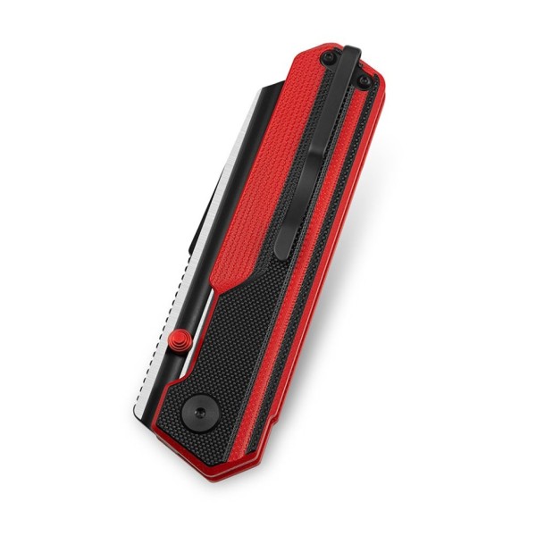 Нож Bestech Tardis сталь D2, рукоять G10 черно-красная