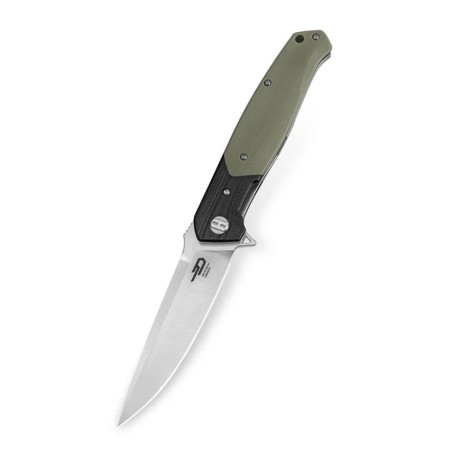 Уцененный товар Нож Bestech Swordfish сталь D2, рукоять G10 черно-бежевая(Вскрытая-повреждённая упаковка)