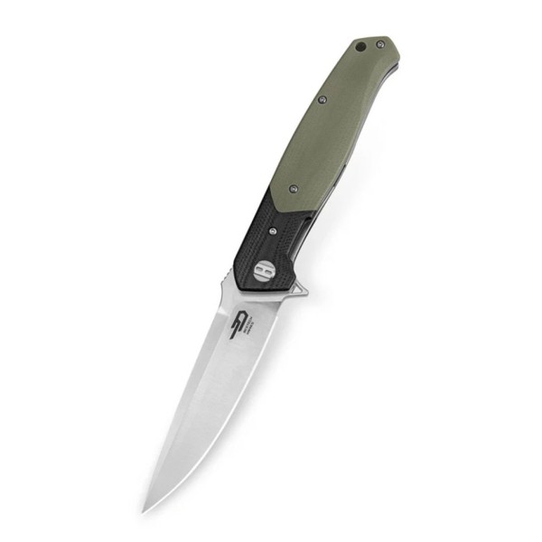 Уцененный товар Нож Bestech Swordfish сталь D2, рукоять G10 черно-бежевая(Вскрытая-повреждённая упаковка)