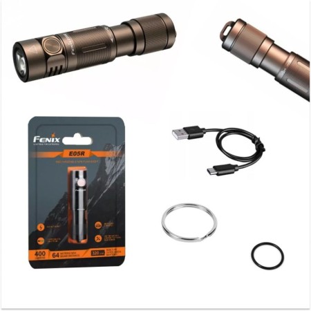 Фонарь Fenix E05R коричневый