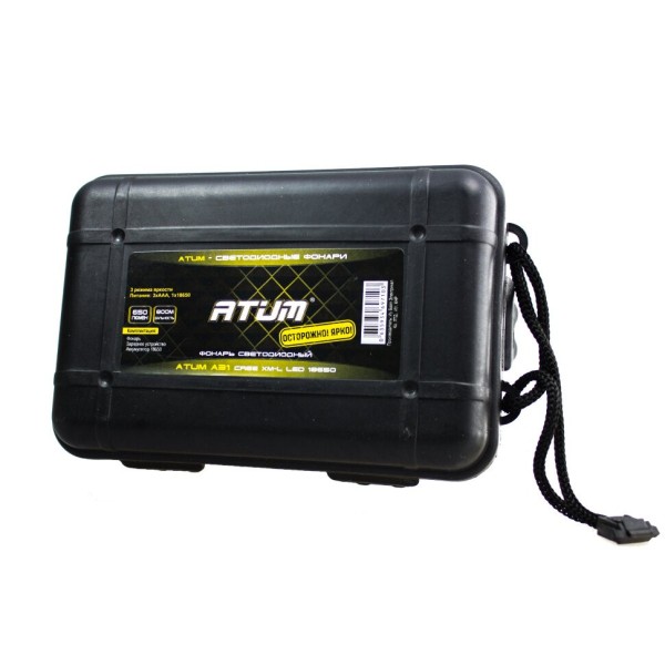 Уцененный товар Atum A31 CREE XM-L Led 18650(пластиковый кейс,состояние хорошее,неполный комплект)