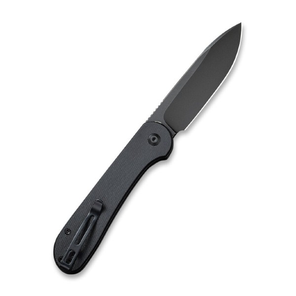 Уцененный товар Складной нож CIVIVI Button Lock Elementum 14C28N Steel Black Stonewashed Handle G10 Black(Вскрытая упаковка)