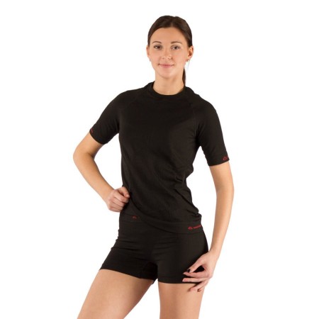 Футболка женская Alba/ кор. рукав/ синтетика/ черный