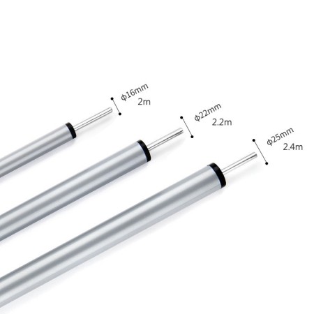 Стойки для тента Naturehike NH20PJ041 стальные 2,0 м 4 секции (2шт), 6927595749562