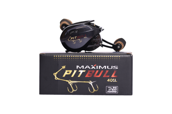 Катушка мультипликаторная Maximus PITBULL BBF 301L (лев. рука)
