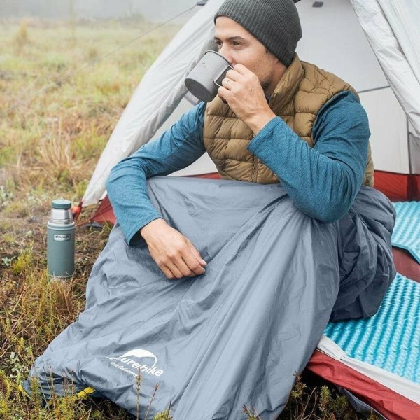 Мешок спальный Naturehike NH21MSD09 мини LW180, размер M, зеленый