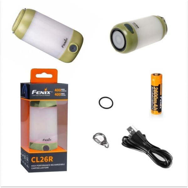 Фонарь Fenix CL26R зеленый