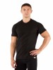 Уцененный товар Футболка  мужская Quido/ кор. рукав/ шерсть 160/ черный