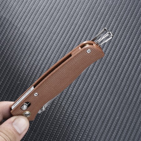 Нож складной SRM Medal 255L-MN коричневый