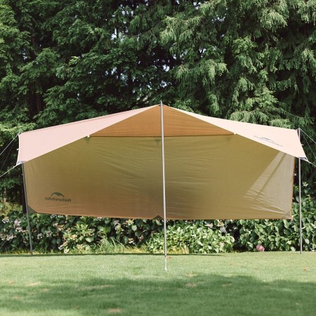 Тент Naturehike Cloud CNK2450WS025 150D, 400×292 см для кемпинга, светло-коричневый (без стоек)