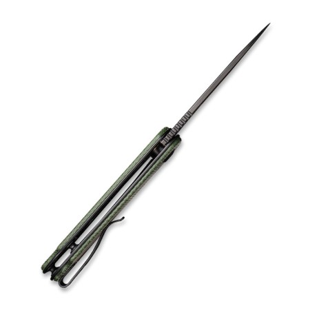 Уцененный товар Складной нож CIVIVI Elementum сталь D2, рукоять Микарта зёленая(Витрин. образец)