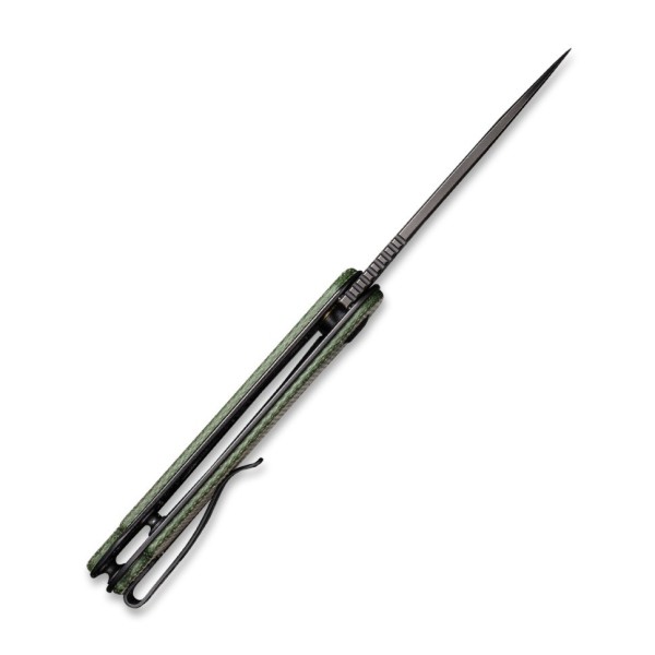 Уцененный товар Складной нож CIVIVI Elementum сталь D2, рукоять Микарта зёленая(Витрин. образец)