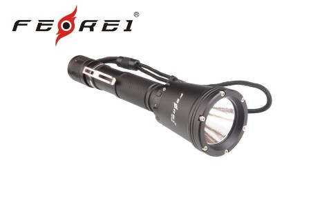 Уцененный товар Фонарь для дайвинга Ferei W158, черный(Состояние 4+. Полн. комплект)
