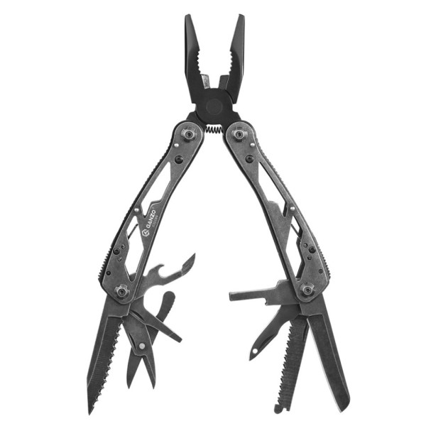 Мультитул Ganzo G202BS (21 в 1) черный с обработкой Blackwash