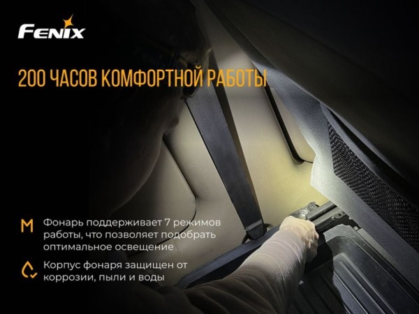 Фонарь Fenix налобный HL40R Cree XP-LHIV2 LED серый 600 люмен