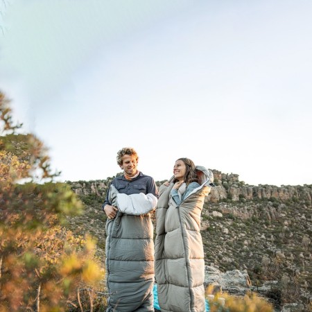 Ультралёгкий спальный мешок Naturehike NH20MSD02 M300 хлопковый с капюшоном весна осень зеленый