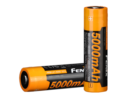 Аккумулятор Fenix ARB-L21-5000 v2.0 21700 LI-Ion 5000 mAh, ARB-L21-5000V20