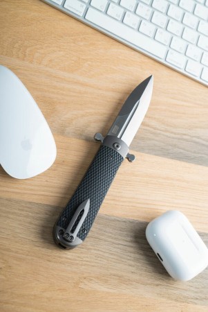 ож складной Adimanti Самсон by Ganzo (Brutalica дизайн), Samson-BK (витрий.образец)