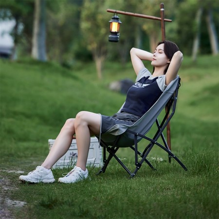 Кресло Naturehike Moon Chair CNK23JU0001 складное серый, 6976023929786