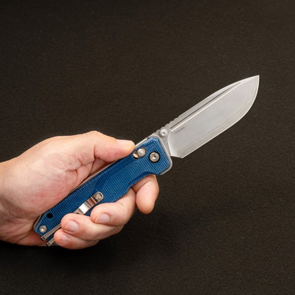 Нож складной SRM Rubik 7228B-ME2 синий (Вскрытая, поврежденная упаковка)