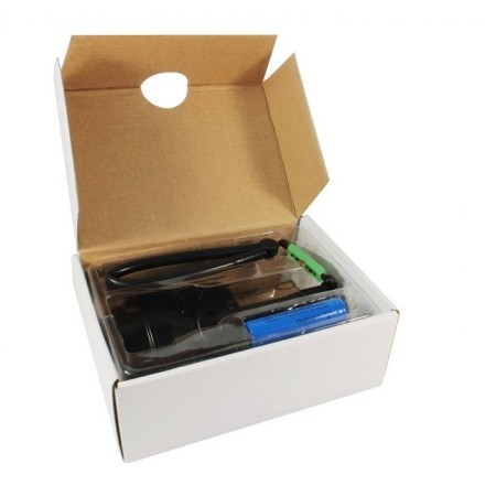 Уцененный товар Фонарь для дайвинга Ferei W153 1хCREE XM-L (Cool White) 2xCREE XP-E (Red)(Б/У. Сост. хорошее. Потертости. Полн. комплект)