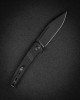 Складной нож SENCUT Brazoria D2 Steel Black Stonewashed Handle G10 Black