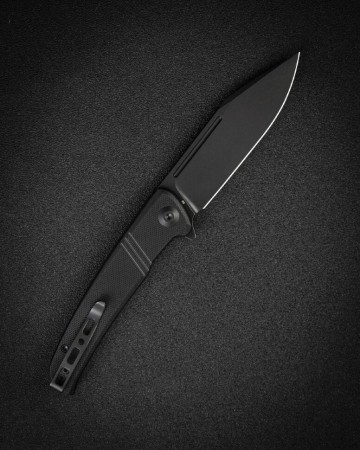 Складной нож SENCUT Brazoria D2 Steel Black Stonewashed Handle G10 Black
