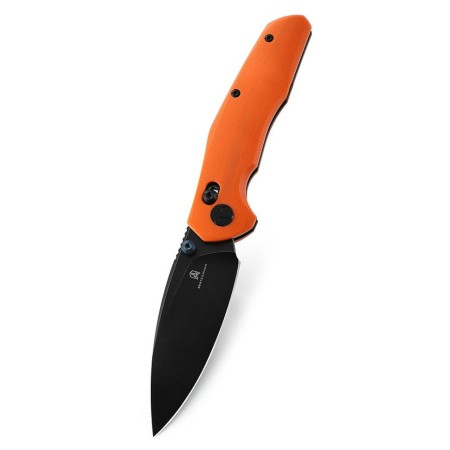 Нож Bestechman Ronan сталь 14C28N, рукоять G10 оранжевая