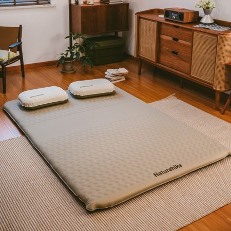 Коврик Naturehike CNK2300WS012 самонадувной двухспальный коричневый 6,5см, 6927595753989