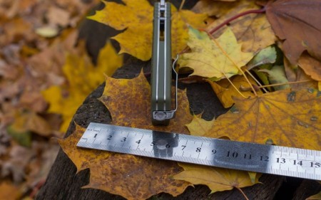 Нож Ganzo G724M зеленый, G724M-GR