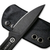 Нож CIVIVI Fixed Blade Circulus сталь 10Cr15CoMoV, рукоять из нержавеющей стали с каменной (Вскрытая, поврежден. упаковка)
