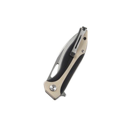 Уцененный товар Нож Bestech Komodo сталь D2, рукоять G10 черно-бежевая(Поврежденная упаковка)