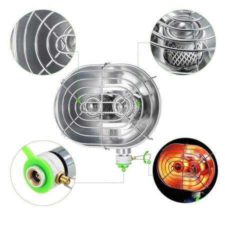 Уцененный товар Портативный газовый обогреватель BRS-H22(Вскрытая упаковка. Возможно слегка надорвана)