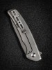 Складной нож SENCUT Tynan 10Cr15CoMoV Steel Gray Stonewashed Handle Stainless Gray